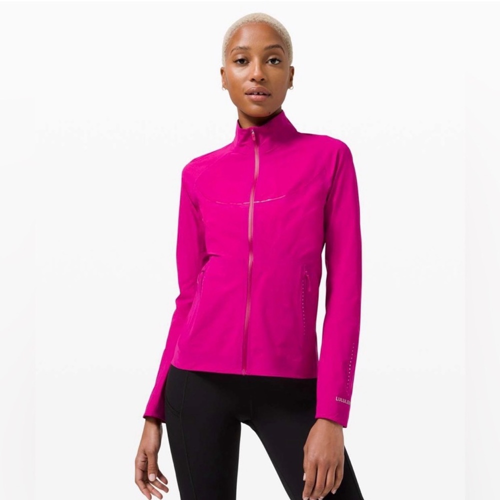 Lululemon- Fast and Free Windbreaker ripened raspberry